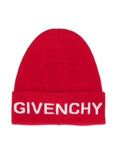 Givenchy Kids трикотажная шапка бини с логотипом