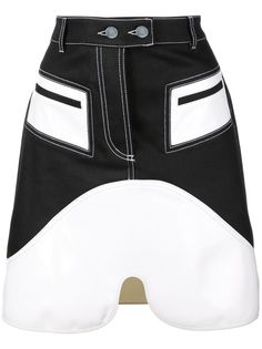 Ellery юбка миди с контрастными панелями