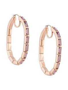 Atelier Swarovski серьги-кольца Fluid