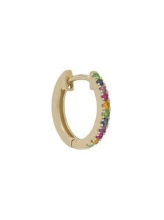 Otiumberg золотые серьги-хагги Rainbow