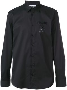 Moschino рубашка с логотипом