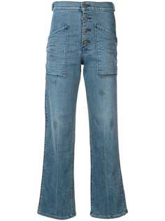 RtA расклешенные джинсы Worker с завышенной талией