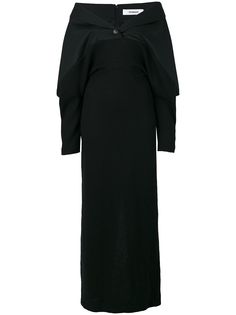 Chalayan платье с открытыми плечами