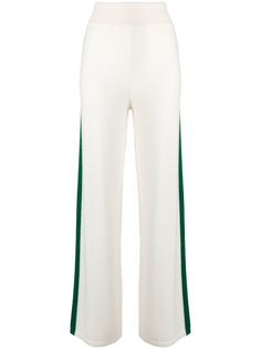 Cashmere In Love cashmere blend side stripe track pants