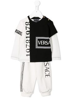 Young Versace спортивный костюм-двойка с логотипом