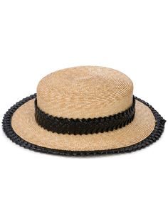 Gigi Burris Millinery соломенная шляпа с узкими полями