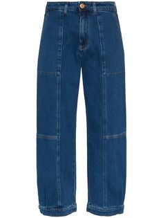 See by Chloé укороченные джинсы с завышенной талией