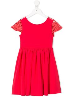 Le Gemelline By Feleppa платье с кружевной отделкой