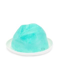 Emporio Armani Kids плетеная шляпа с градиентным эффектом