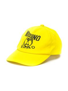 Moschino Kids кепка с логотипом и принтом