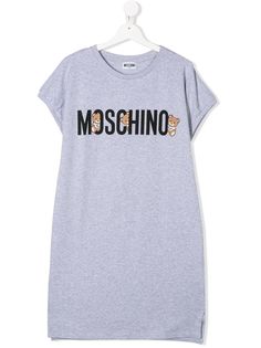 Moschino Kids платье-футболка