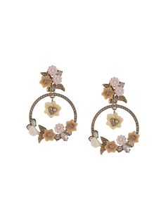 Marchesa серьги-кольца Force Of Nature