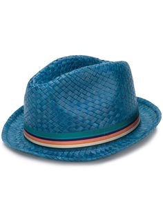 Paul Smith плетеная шляпа-федора