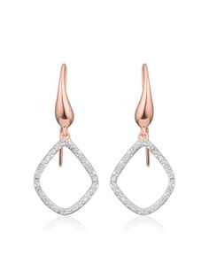 Monica Vinader RP Riva Diamond Kite earrings