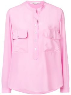 Stella McCartney блузка с драпировкой без воротника