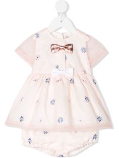 Hucklebones London платье мини и блумеры с бантом