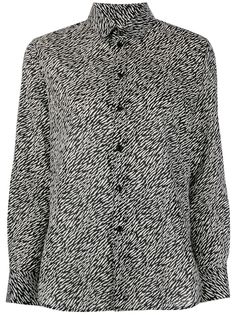 Saint Laurent рубашка с принтом