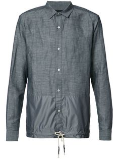 Mostly Heard Rarely Seen рубашка с завязками на подоле