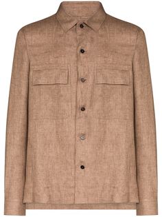 Ermenegildo Zegna рубашка с карманами
