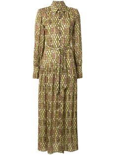 Manning Cartell платье-рубашка с цветочным принтом и поясом