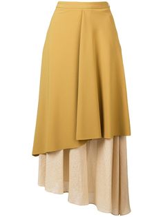 Chalayan многослойная юбка миди