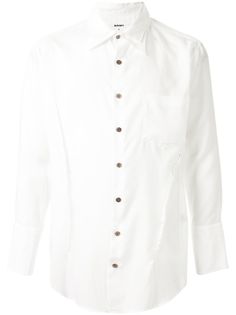 sulvam рубашка с двухслойным воротником