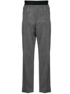 Helmut Lang брюки прямого кроя с логотипом