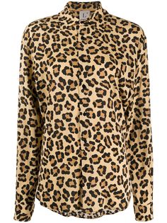 LAutre Chose рубашка с длинными рукавами и леопардовым принтом