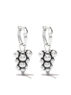 Georg Jensen серебряные серьги Moonlight Grapes