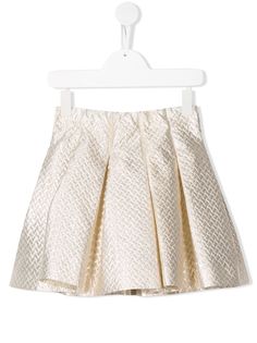 Monnalisa жаккардовая юбка мини