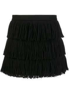 RedValentino юбка с бахромой