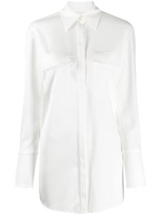 Blanca Vita удлиненная рубашка с длинными рукавами