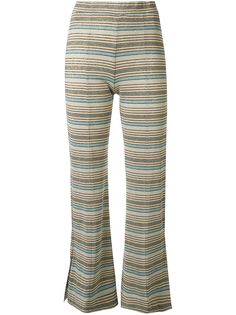 Stine Goya укороченные брюки Melanie в полоску