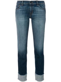 J Brand укороченные джинсы с эффектом "варенки"