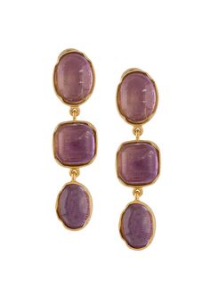Goossens серьги-подвески Cabochons