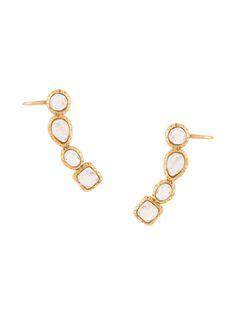 Goossens серьги-каффы Mini Cabochons