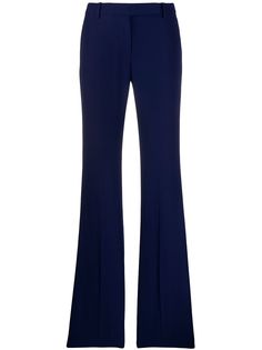 Alexander McQueen расклешенные брюки строгого кроя