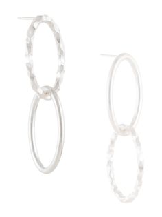 All Blues серьги-кольца Ellipse