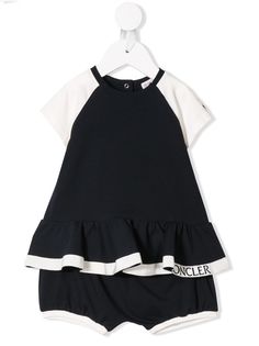 Moncler Kids комплект из шортов и футболка с оборками