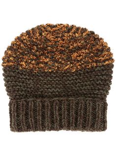 0711 textured metallic-detail beanie