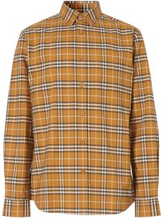 Burberry клетчатая рубашка