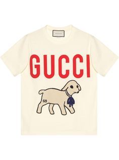 Gucci футболка с нашивкой