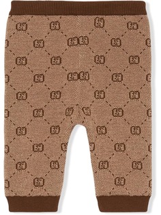 Gucci Kids трикотажные легинсы с узором GG