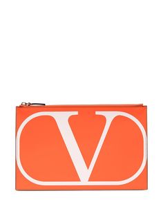 Valentino клатч Valentino Garavani с логотипом VLogo
