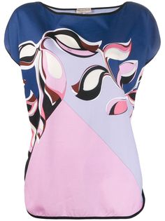 Emilio Pucci топ в стиле колор-блок
