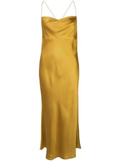 Michelle Mason платье миди с воротником-хомутом