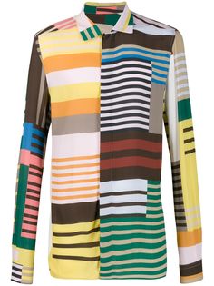 Rick Owens рубашка в полоску