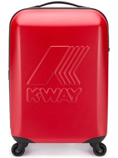 K Way Kids чемодан с тисненым логотипом