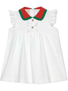 Gucci Kids платье из ткани пике