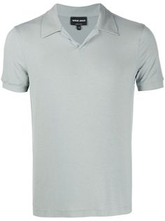 Giorgio Armani рубашка поло с открытым воротником